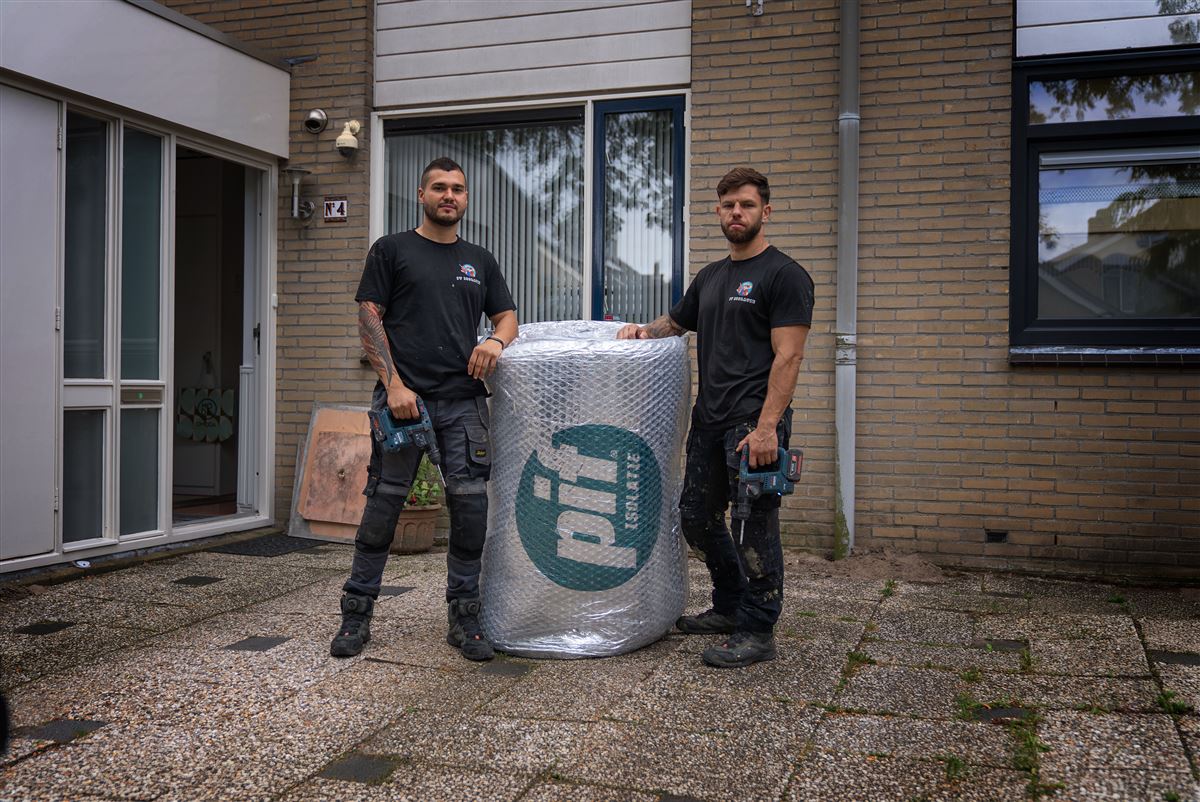 Materiaal wordt aangeleverd