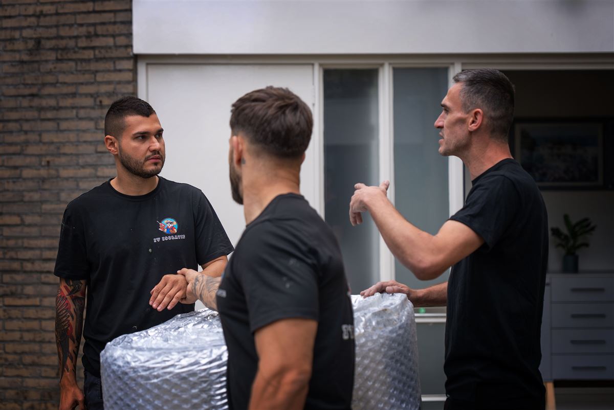 Team bespreekt de oplevering